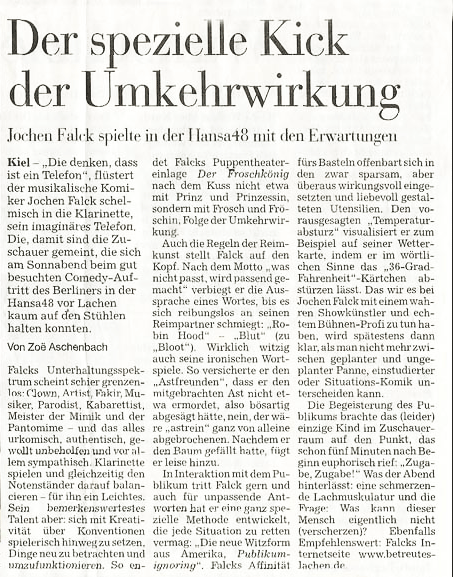 Der spezielle Kick der Umkehrwirkung